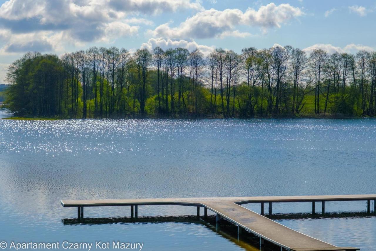 Villa Czarny Kot Mazury Dom Caloroczny Malkinie Exterior foto